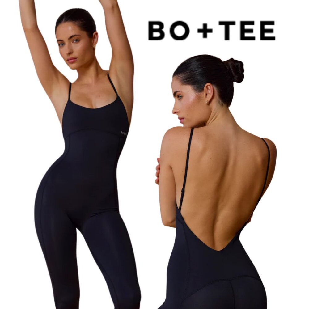 Bo+Tee Open-Back Jumpsuit Petite